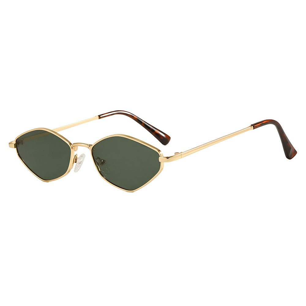 Techsuit 6206 Women's Sunglasses, Gold Green
