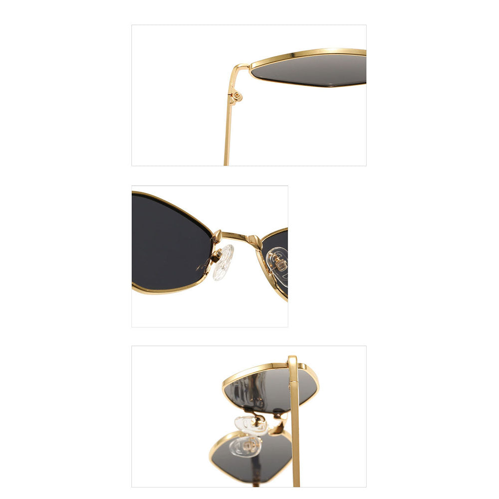 Techsuit 6206 Women's Sunglasses, Gold Green