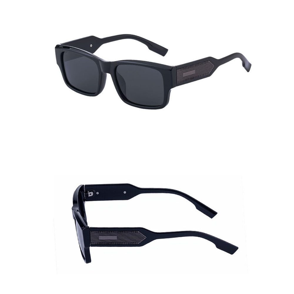 Techsuit 8485 Women's Sunglasses, Polarized, UV Protection, Black