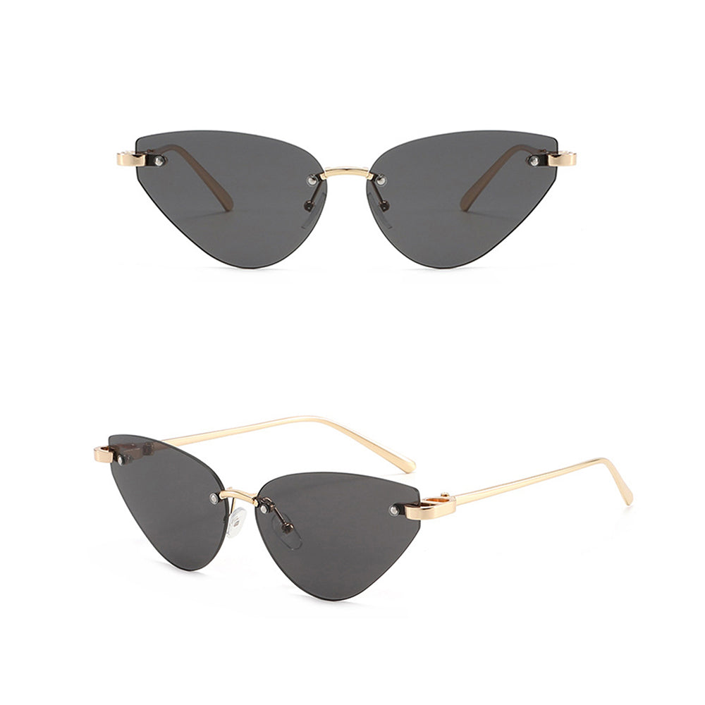 Techsuit S099 Women's Sunglasses, Gold Black