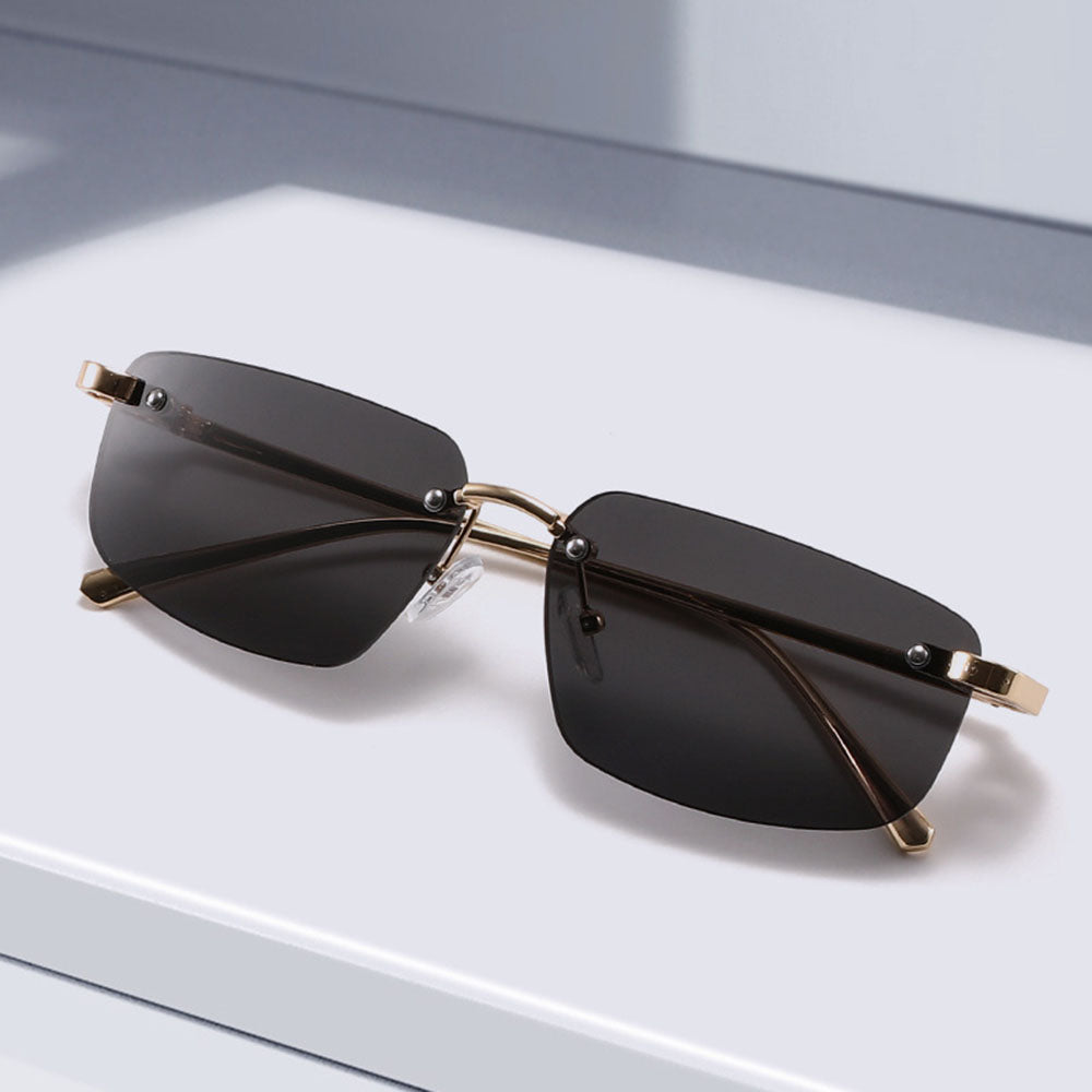 Unisex Techsuit S098 Sunglasses, Gold Purple