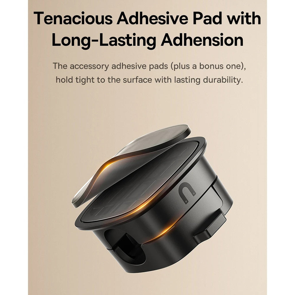 Διοργανωτής Καλωδίων Baseus Lite Magnetic, Σετ 3 Τεμαχίων, Λευκό B01331106211-00