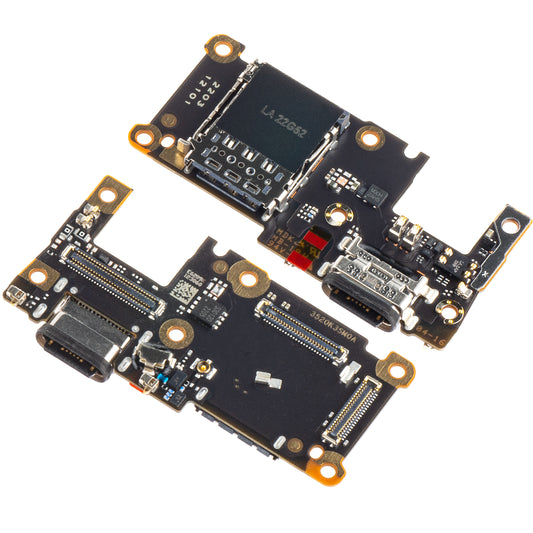 Board with Charging Connector - Microphone - SIM Reader Module Xiaomi 11T Pro, Service Pack 5600010K3S00