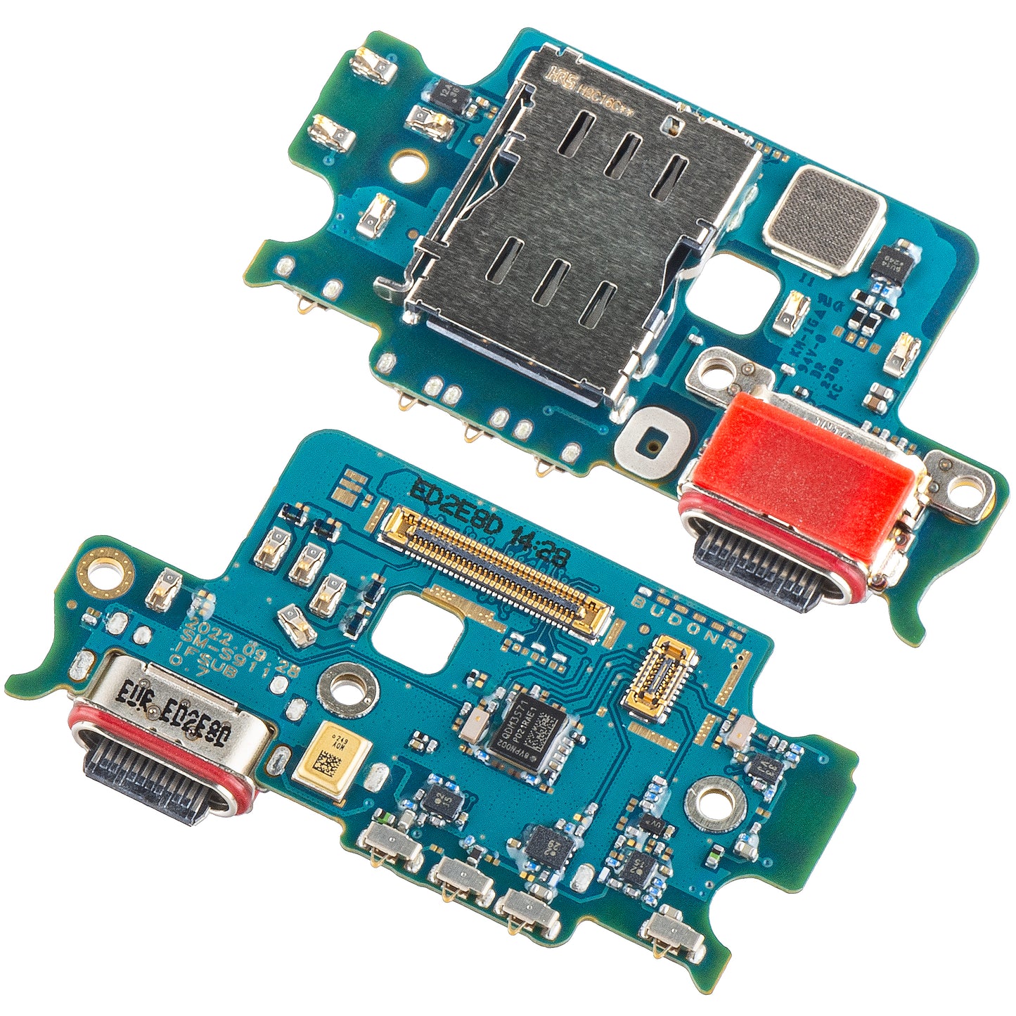 Samsung Galaxy Galaxy S23 S911, Swap GH96-15629A Μονάδα ανάγνωσης SIM - Μικρόφωνο - Πλακέτα σύνδεσης φόρτισης με Swap GH96-15629A