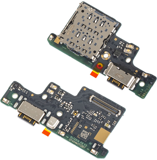 Πλακέτα με Συνδετήρα Φόρτισης - Μικρόφωνο - Μονάδα Ανάγνωσης SIM Xiaomi Redmi Note 14 4G, Service Pack 5600020000700