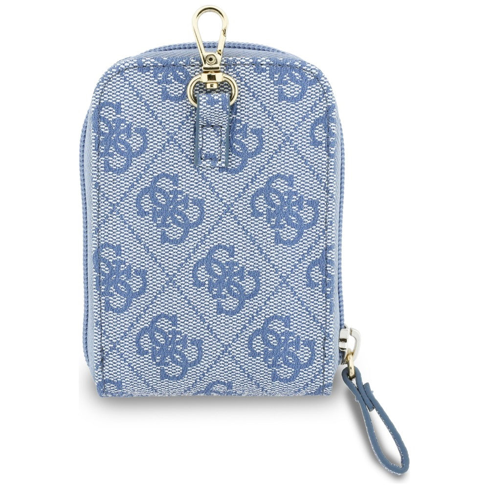 Πορτοφόλι και Λουράκι Τηλεφώνου Guess 4G Metal Logo, Μπλε