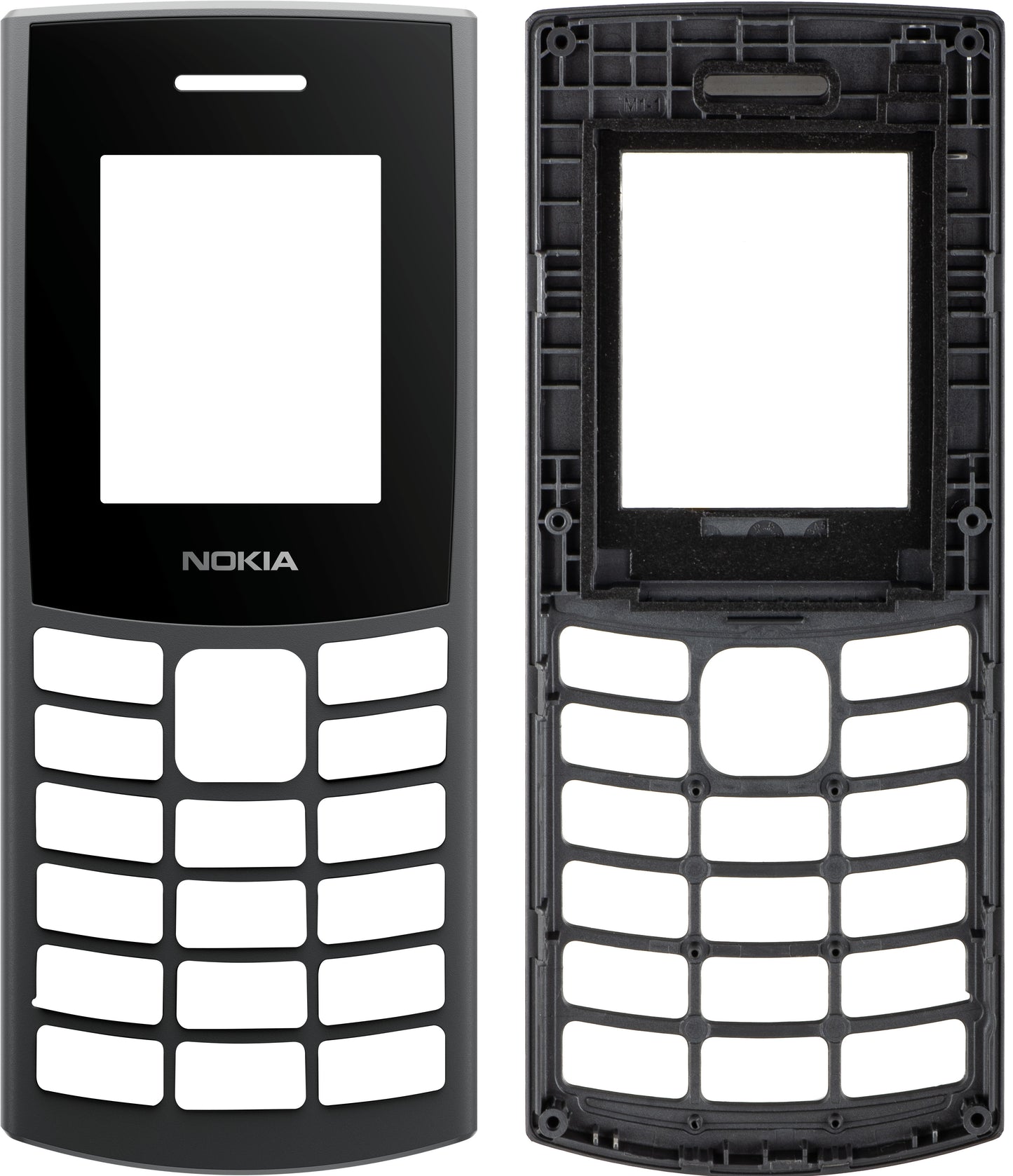 Εμπρόσθιο κάλυμμα για Nokia 105 4G 2η Έκδοση, Χαρκόλ