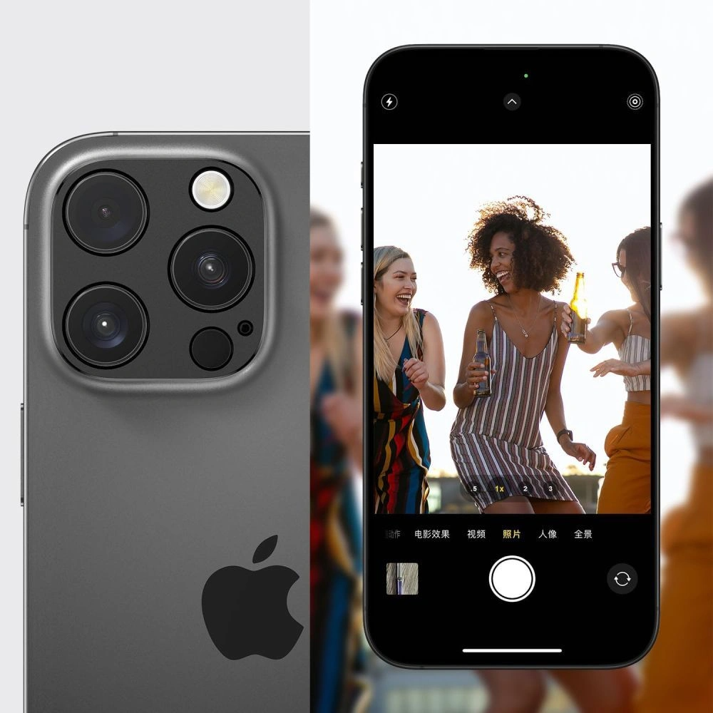 Πλαίσιο προστασίας Πίσω Κάμερας Tech-Protect Camalloy Fit+ για Apple iPhone 17 Pro, Αλουμίνιο, Ναυτικό Μπλε