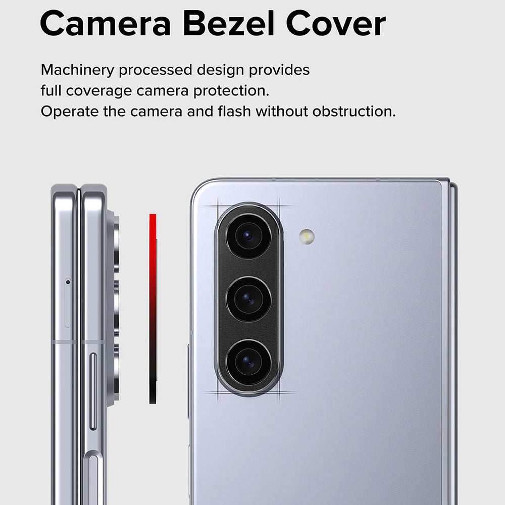 Πλαίσιο προστασίας Κάμερας Πίσω Ringke Styling για Samsung Galaxy Z Fold5 F946, Αλουμίνιο, Μαύρο