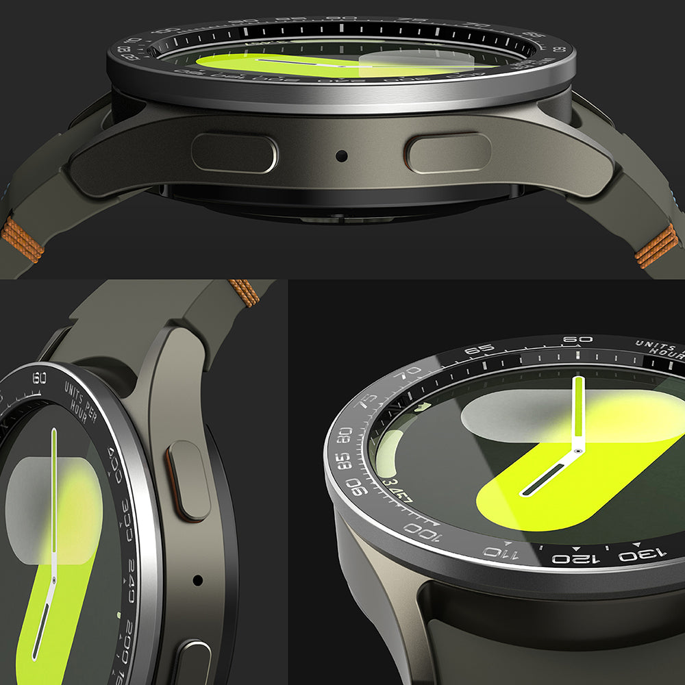 Πλαίσιο Προστασίας Ringke Premium Styling για Samsung Galaxy Watch7 40mm, Μοντέλο 1, Μαύρο