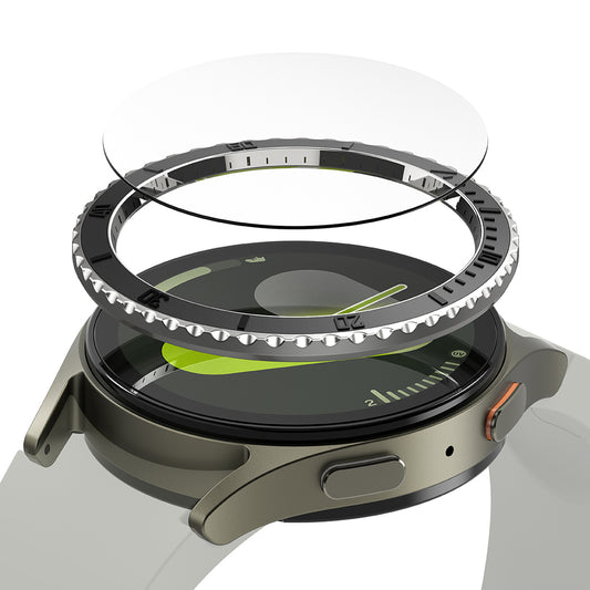 Πλαίσιο Προστασίας Ringke Premium Styling για Samsung Galaxy Watch7 40mm, Μοντέλο 3, Μαύρο