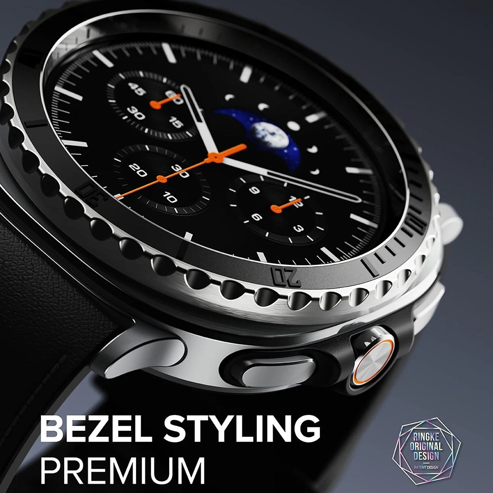 Πλαίσιο Προστασίας Ringke Premium Styling για Samsung Galaxy Watch8 Classic, Μαύρο