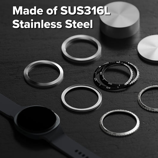 Πλαίσιο Προστασίας Ringke Inner Styling για Samsung Galaxy Watch8 Classic, Μαύρο