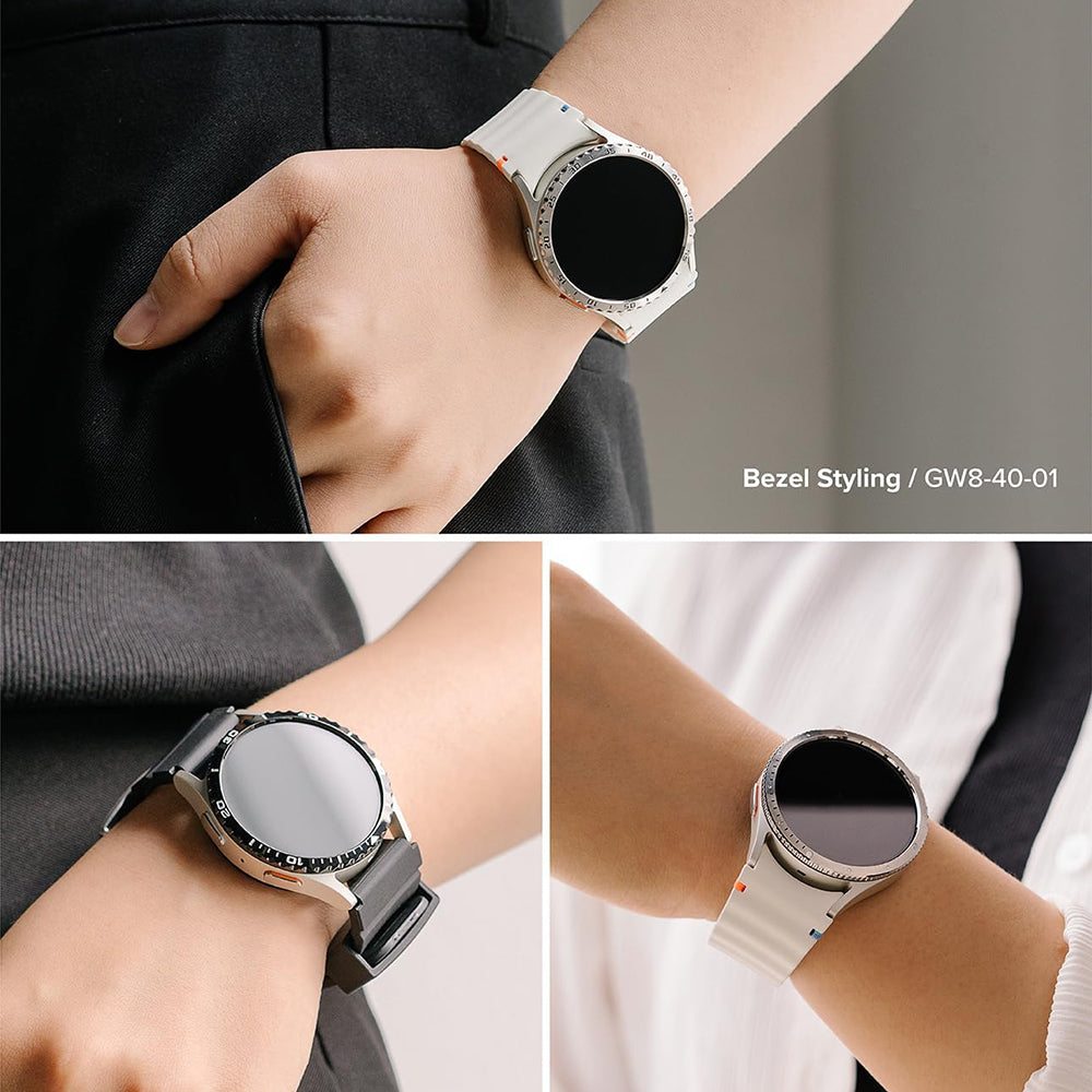 Πλαίσιο Προστασίας Ringke Inner Styling για Samsung Galaxy Watch8 Classic, Μαύρο