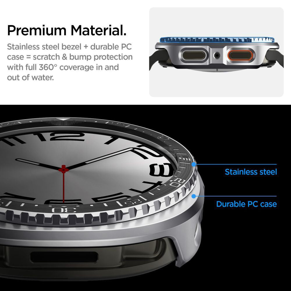 Πλαίσιο Προστασίας Spigen Tune Pro Diver για Samsung Galaxy Watch8 44mm, Μαύρο