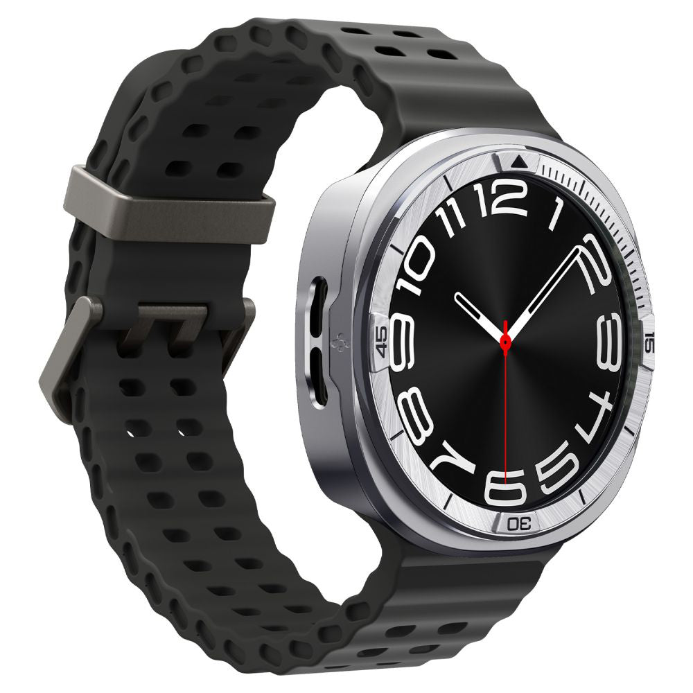 Spigen Tune Pro Pilot Protection Frame for Samsung Galaxy Watch8 44mm, Silver