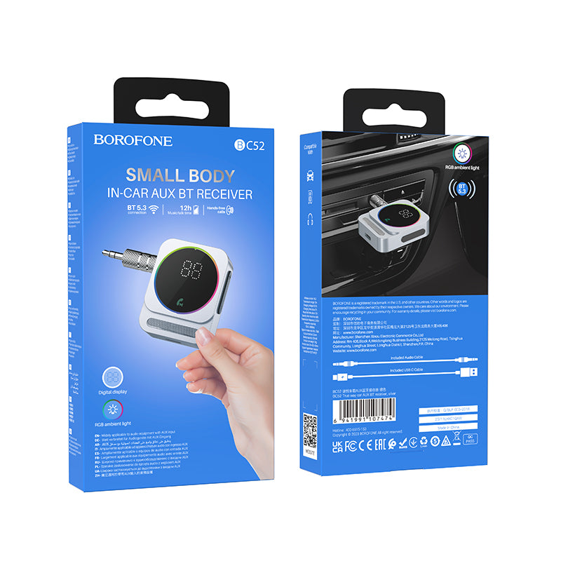 Δέκτης Bluetooth Borofone BC52 True Way