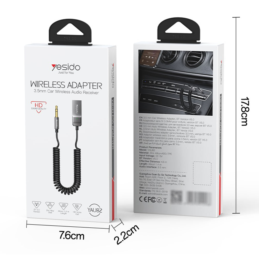 Δέκτης Bluetooth Yesido YAU82