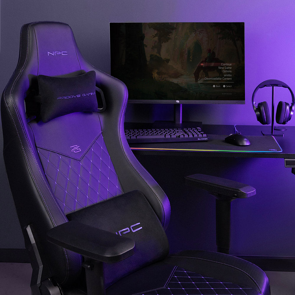 Καρέκλα Gaming Proove NPC, Μαύρο Μωβ GCNP0001017