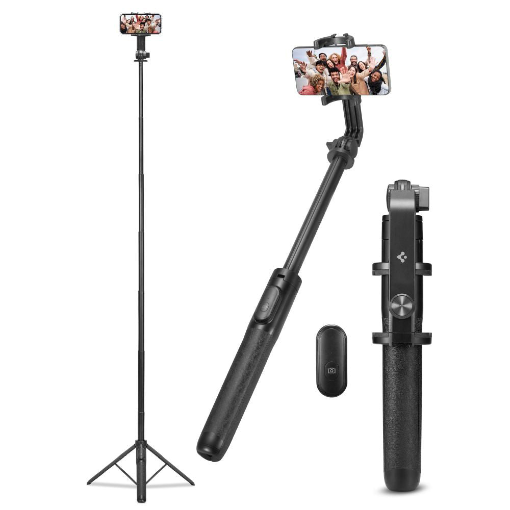 Selfie Stick Bluetooth Spigen S560W, Παγκόσμιος, Μαύρο