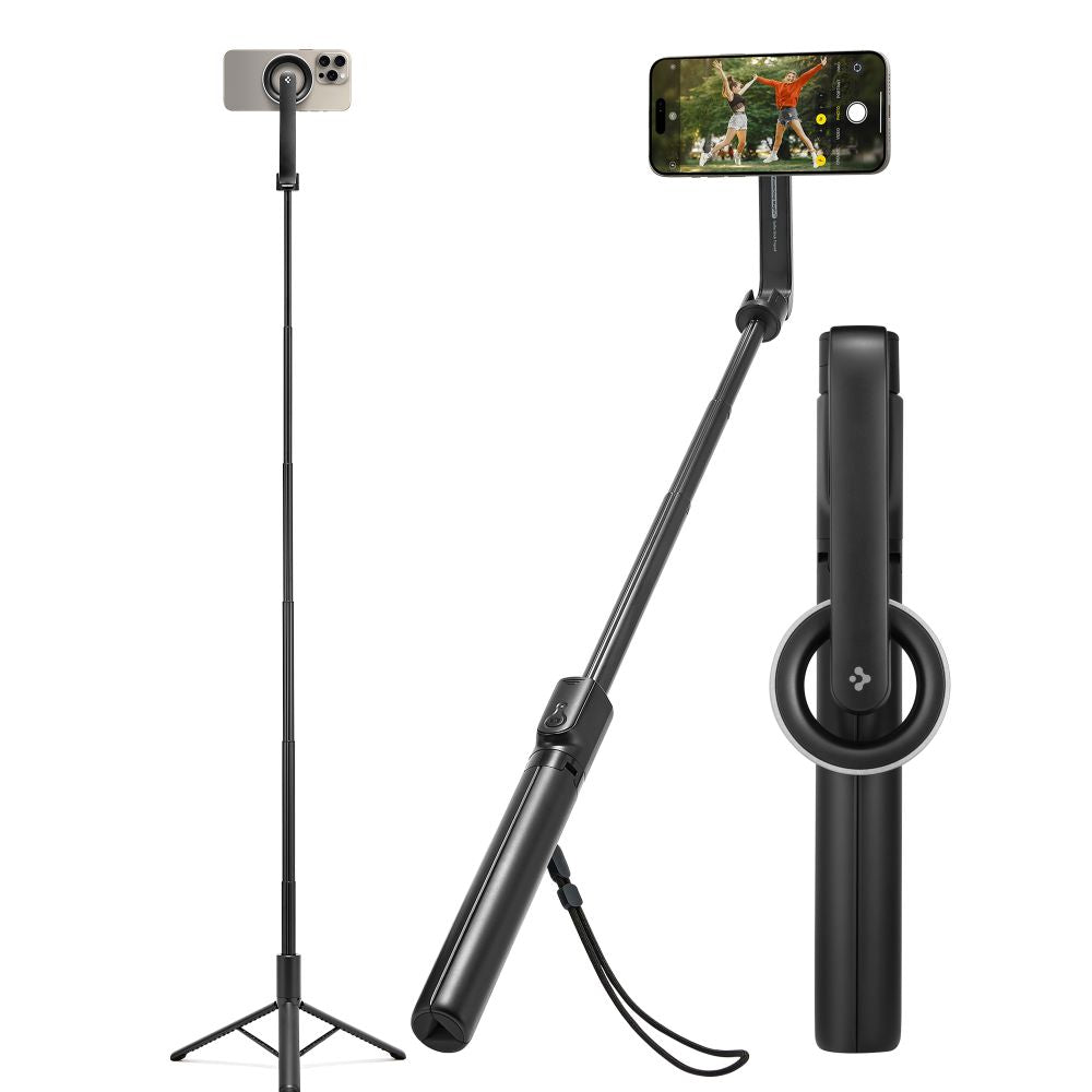 Selfie Stick Bluetooth Spigen S580W, Παγκόσμιος, Μαύρο
