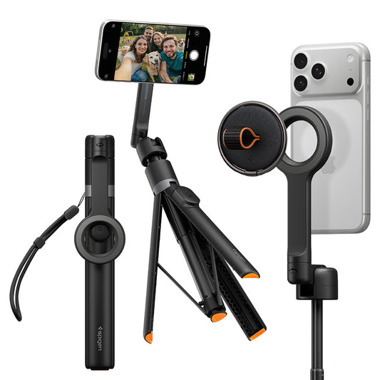 Selfie Stick Bluetooth Spigen S582W, Universal, Μαύρο AMP11372
