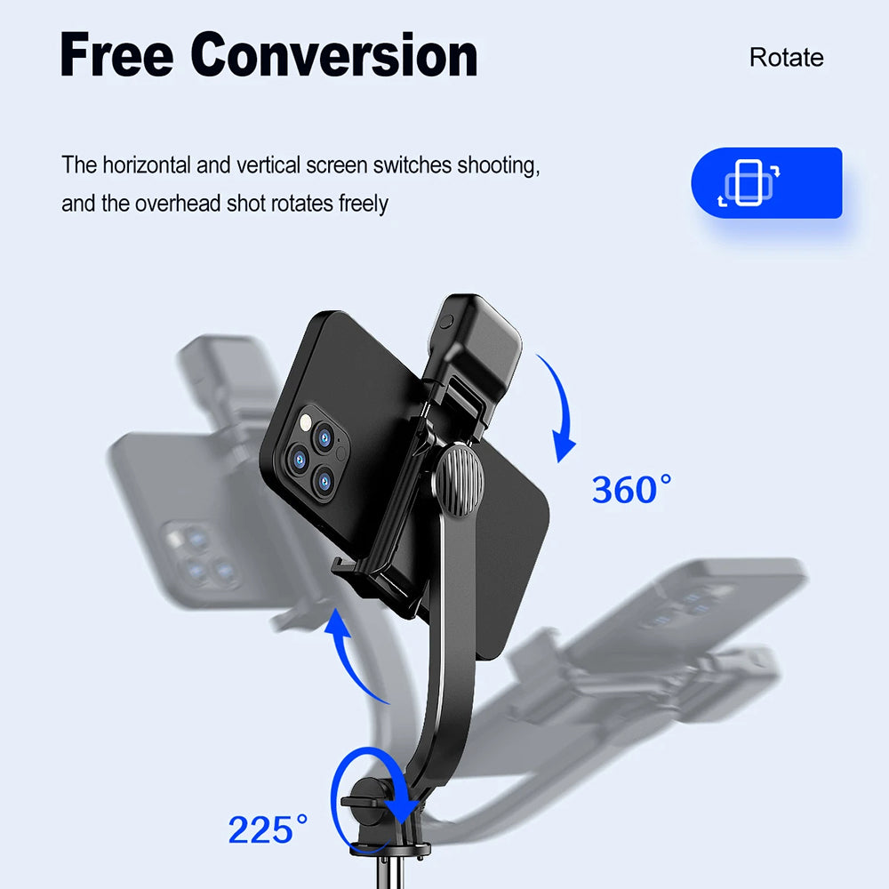 Selfie Stick Bluetooth Techsuit C01s, Παγκόσμιος, Μαύρο
