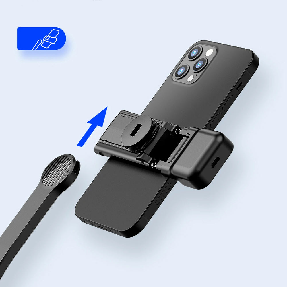 Selfie Stick Bluetooth Techsuit C01s, Παγκόσμιος, Μαύρο