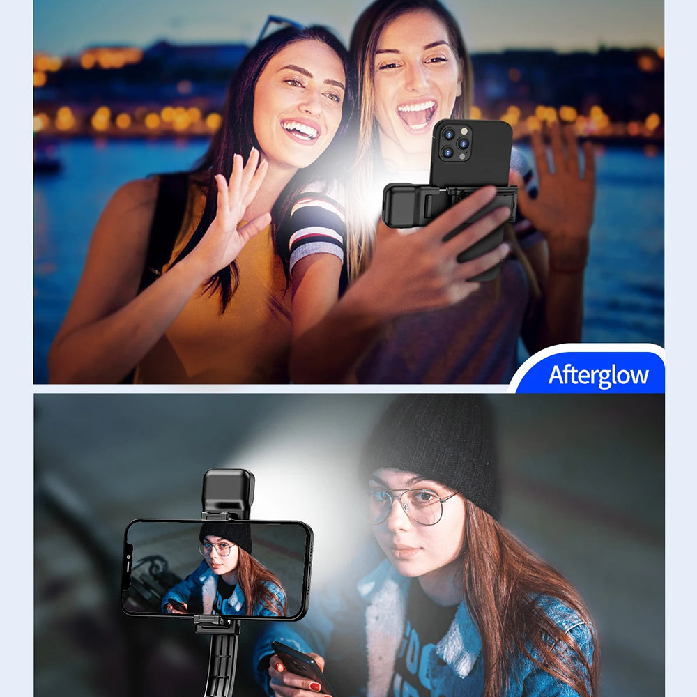Selfie Stick Bluetooth Techsuit C01s, Παγκόσμιος, Μαύρο