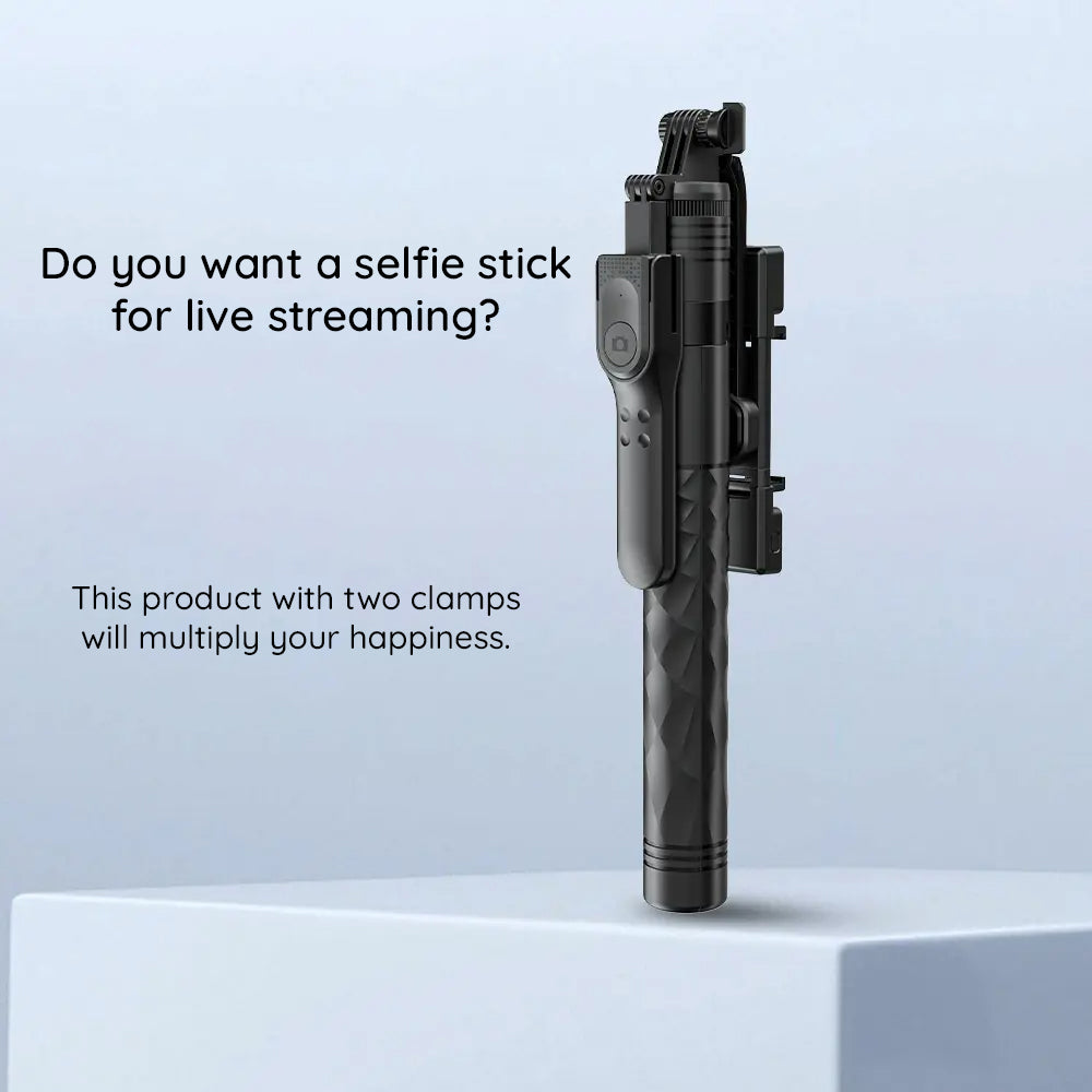 Selfie Stick Bluetooth Techsuit K28, Παγκόσμιος, Μαύρο