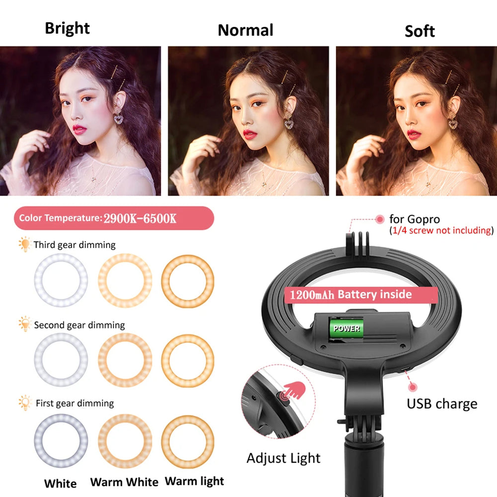 Selfie Stick Bluetooth Techsuit L07, Παγκόσμιος, Μαύρο