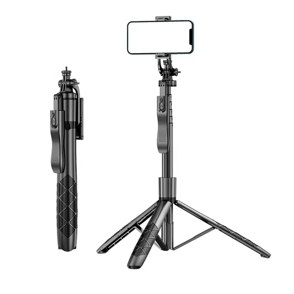 Selfie Stick Bluetooth Techsuit L16, Παγκόσμιος, Μαύρο