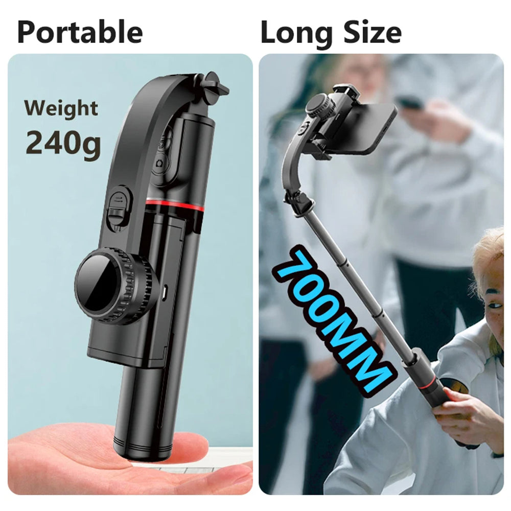 Selfie Stick Bluetooth Techsuit L19, Universal, Μαύρο