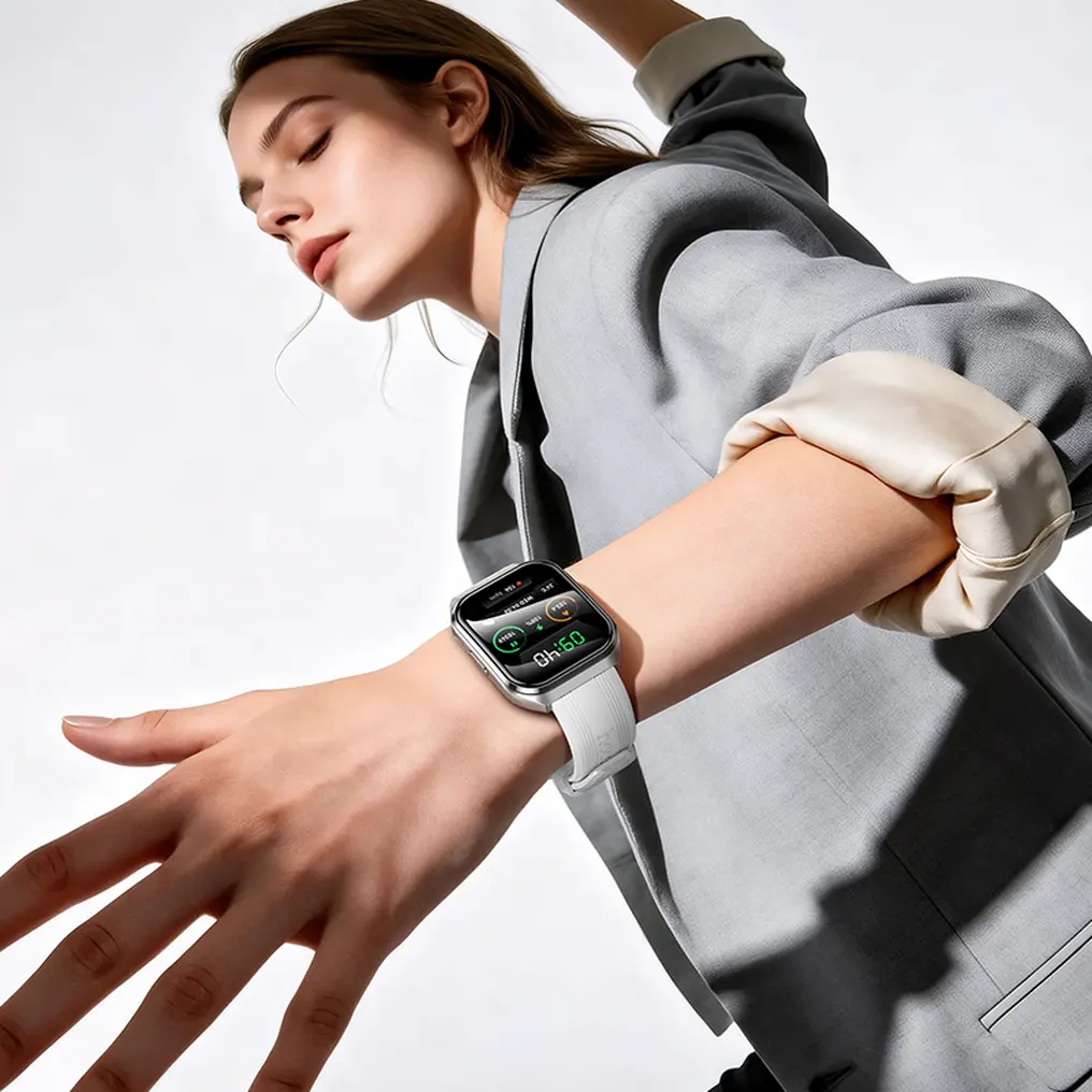 Smartwatch HOCO Y44 Call, Ασημί