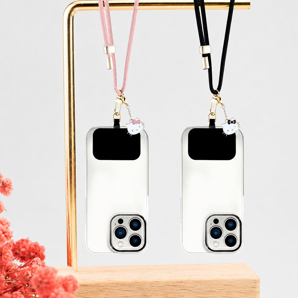 Κορδόνι Τηλεφώνου Hello Kitty Crossbody, Μαύρο
