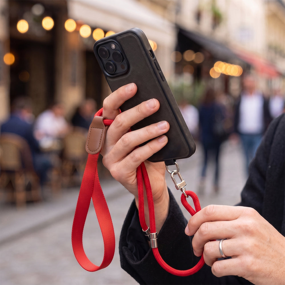 Techsuit UrbanLoop TLN10R Phone Lanyard, Red