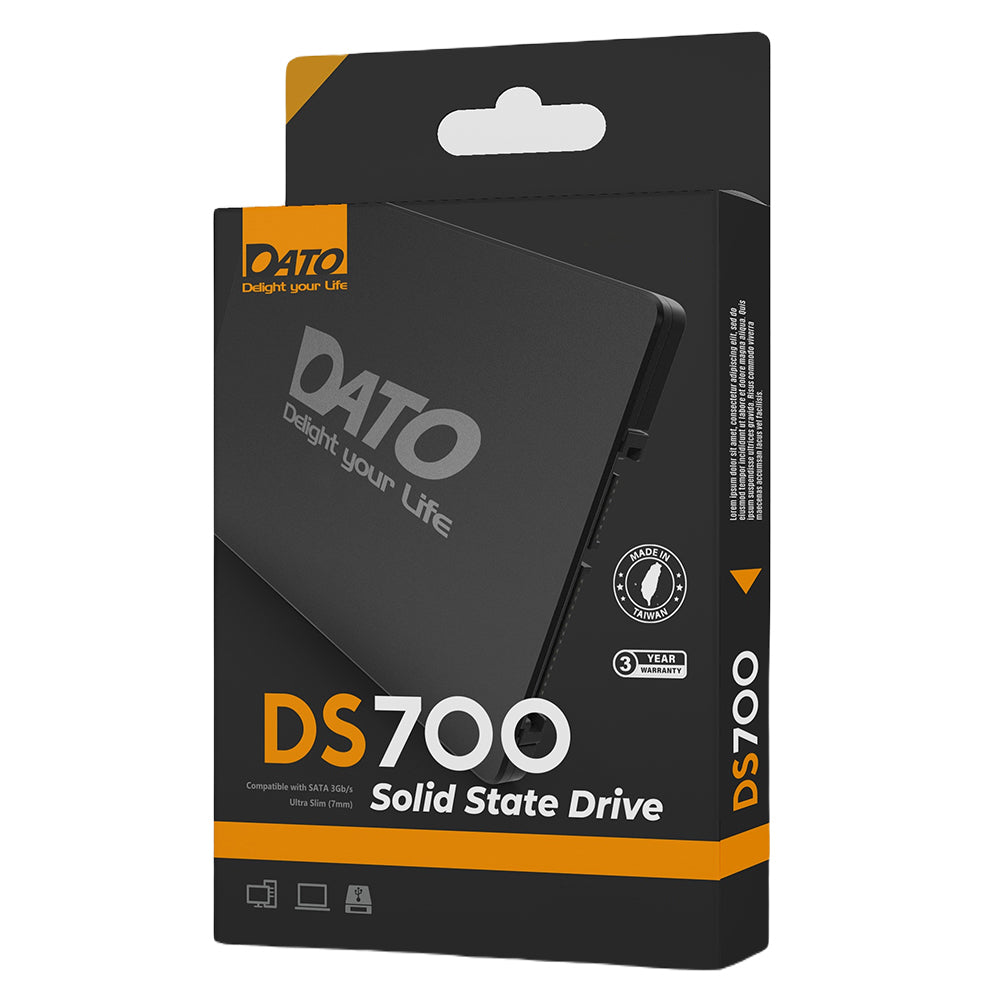 Solid State Drive (SSD) Dato DS700, 4TB, 2.5inch, SATA III, Μαύρο DS700SSD-4TB