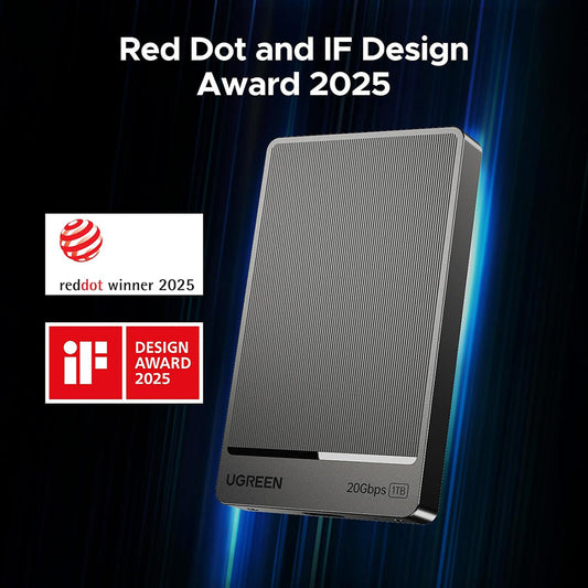 Solid State Drive (SSD Εξωτερικός) UGREEN 35270, 1TB, Γκρι