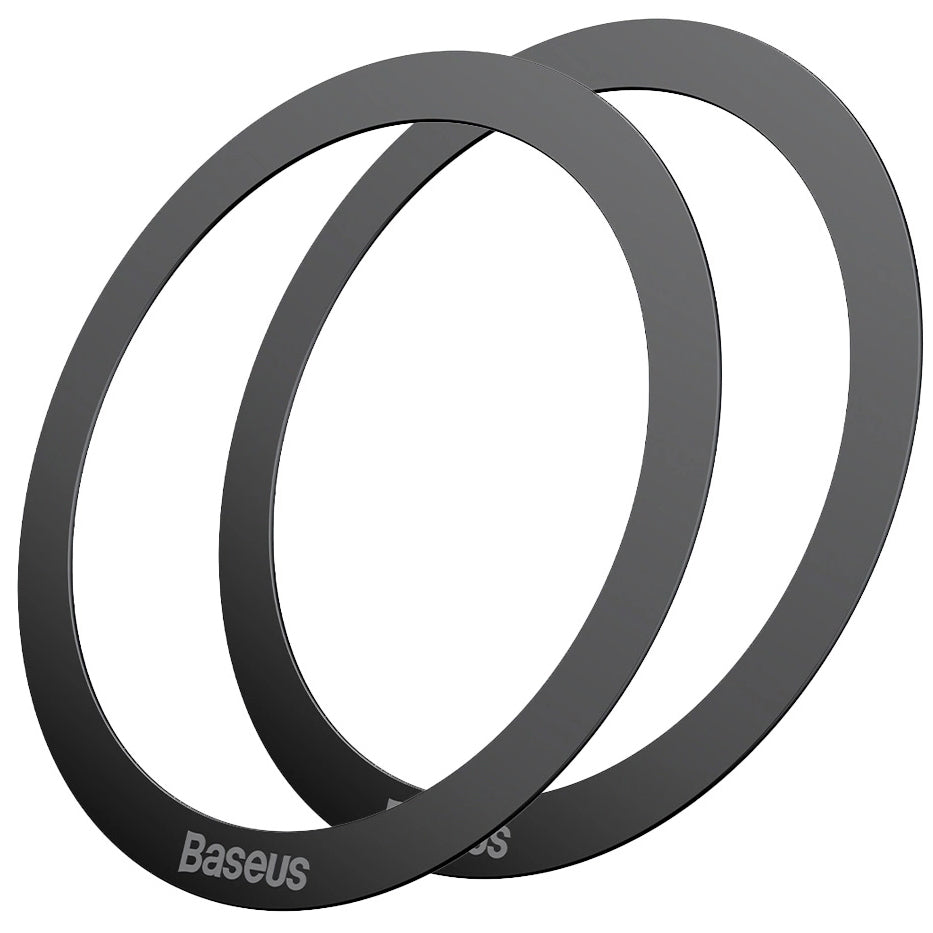 Sticker Μεταλλικό Baseus Halo, Σετ 2 τεμαχίων, Μαύρο PCCH000001