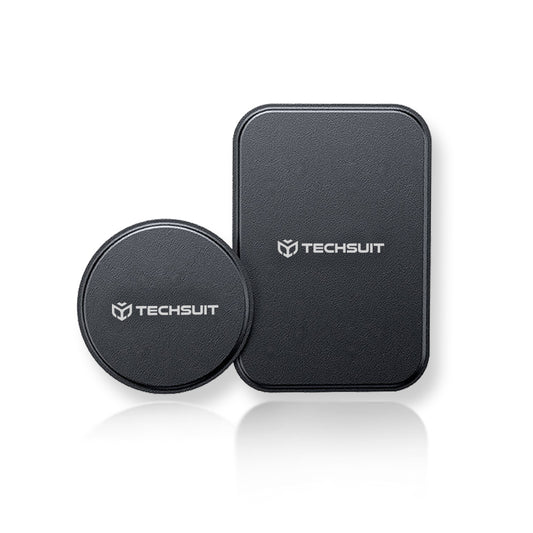 Sticker Μεταλλικό Techsuit MP02 2in1, Μαύρο