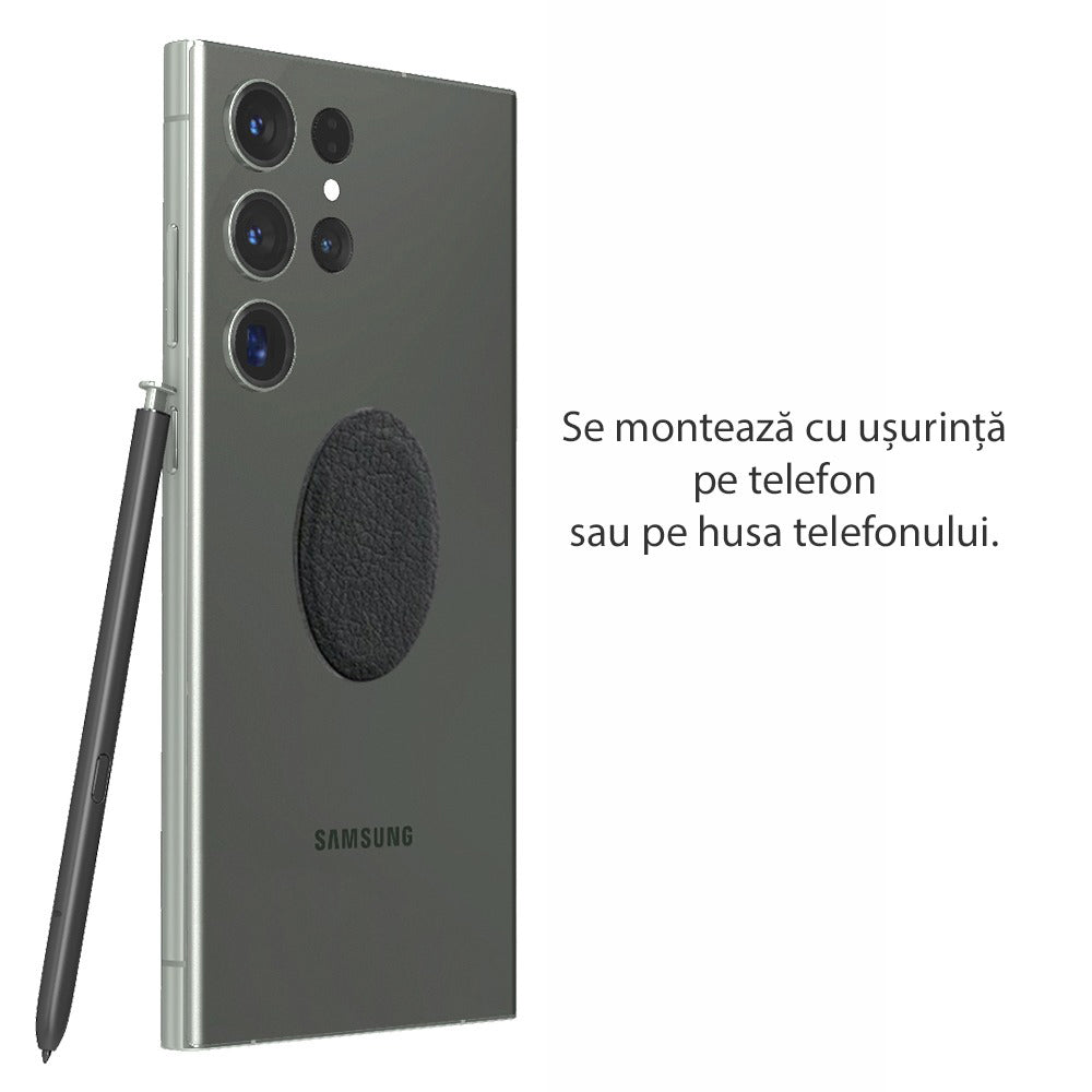 Sticker Μεταλλικό Techsuit MP02 2in1, Μαύρο