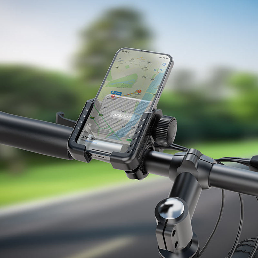 Acefast D58 Bicycle Motorcycle Mount, 4.7inch - 6.9inch, Black
