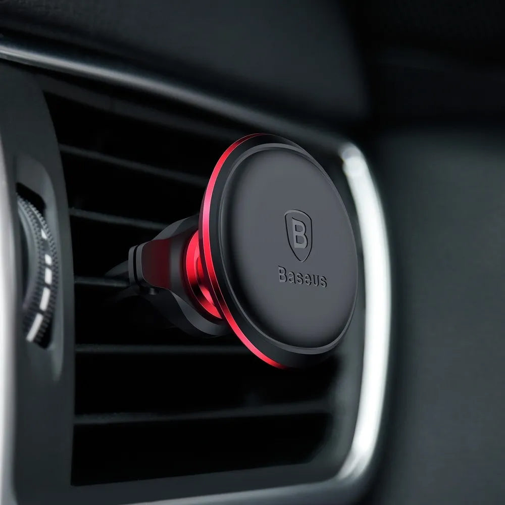 Baseus Air Vent μαγνητικό στήριγμα αυτοκινήτου, γενικής χρήσης, κόκκινο SUGX020009