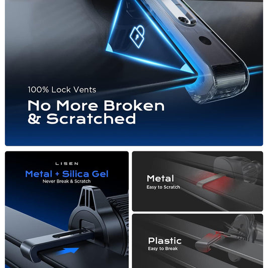 Μαγνητική Βάση Αυτοκινήτου Lisen, Παγκόσμια, Μαύρη YL0222100001