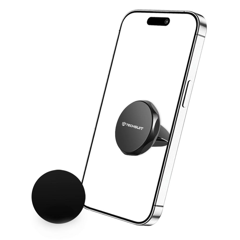 Μαγνητική Βάση Αυτοκινήτου Techsuit S9, Παγκόσμια, Ασημί