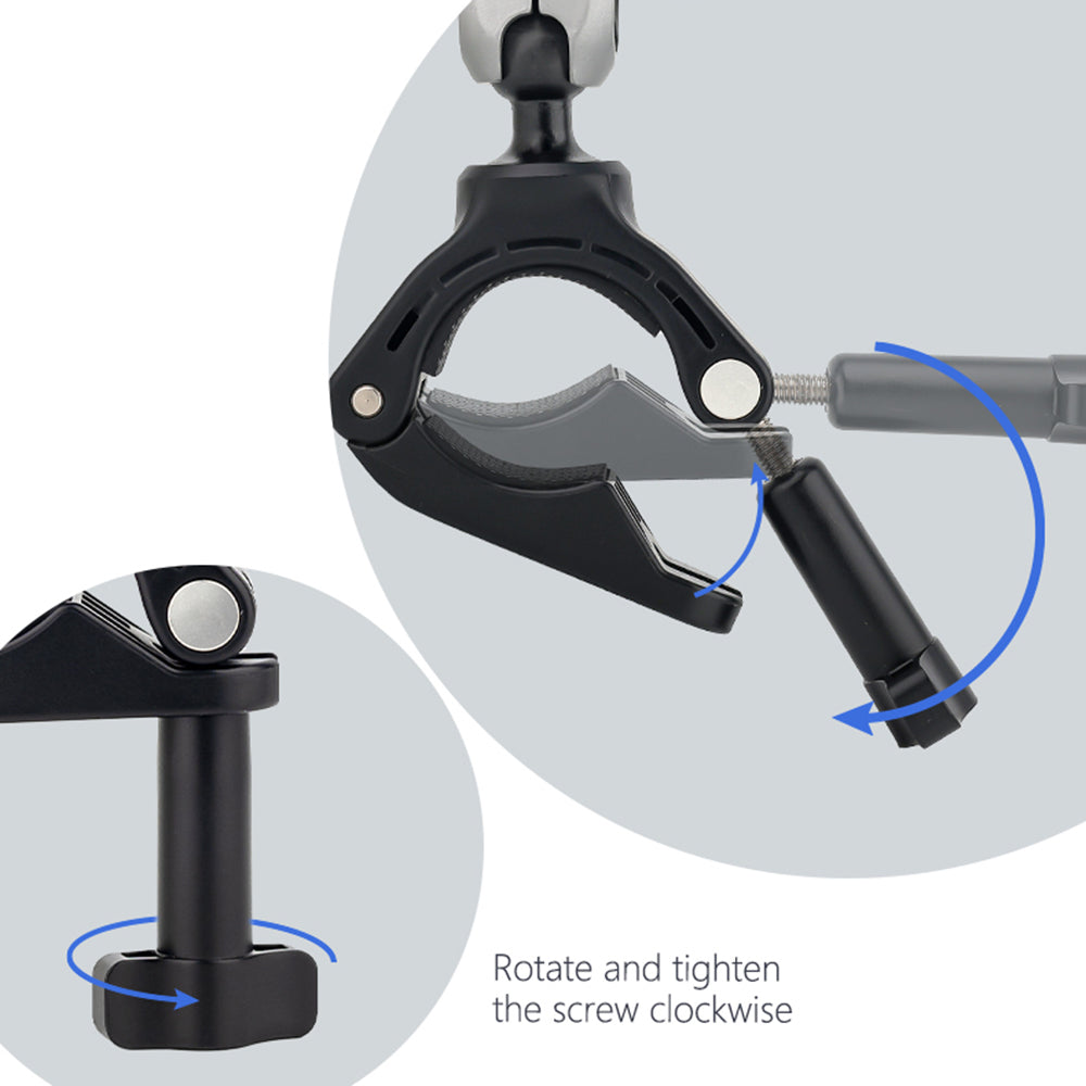 Βάση Ποδηλάτου Κάμερας Action Techsuit JX-008 για GoPro, Γκρι