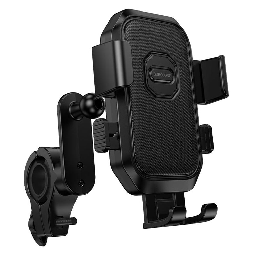Borofone BH141 Camino Bicycle Motorcycle Mount, 6inch - 7inch, Black