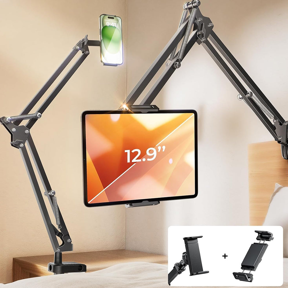 Βάση Γραφείου Lisen για Τηλέφωνο / Ταμπλέτα, 4.7inch - 12.9inch, Μαύρο YL0223060007