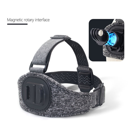 Βάση Κεφαλής Κάμερας Αθλητικής Techsuit JX-003 για GoPro Series, Γκρι