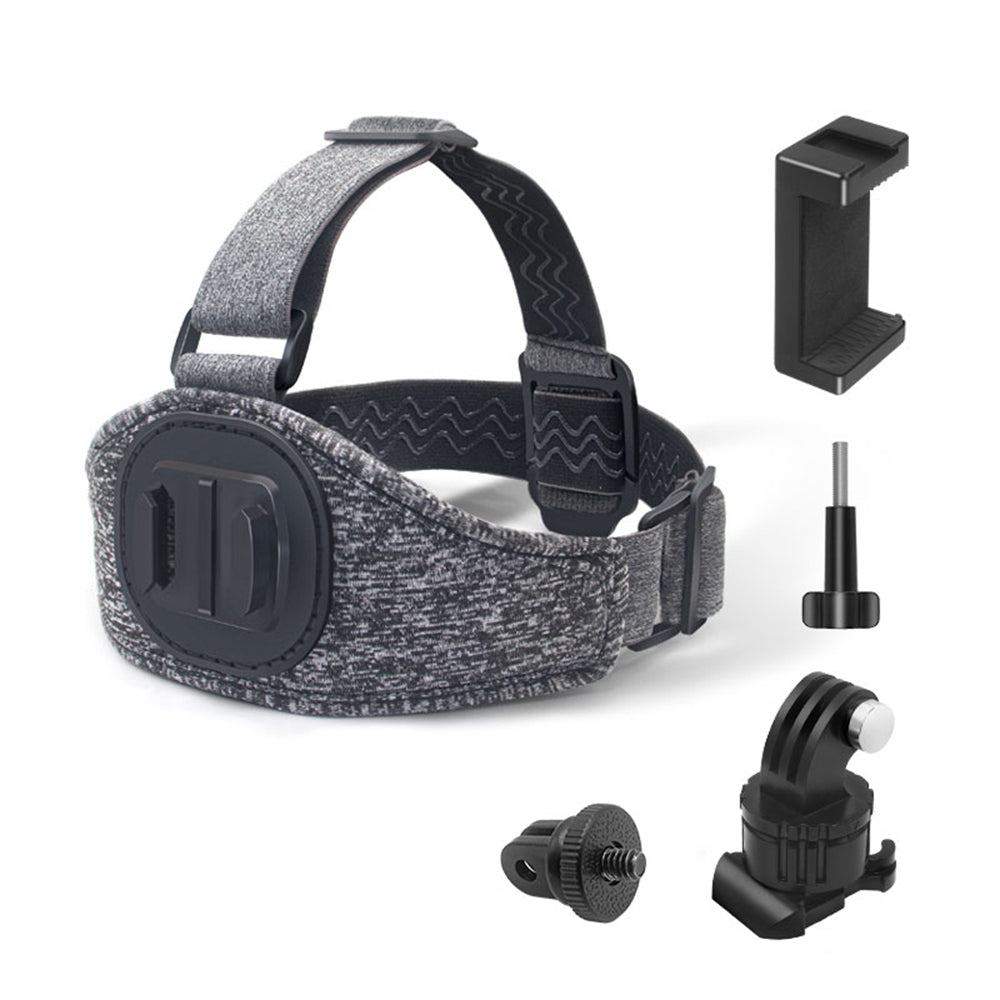 Βάση Κεφαλής Κάμερας Αθλητικής Techsuit JX-003 για GoPro Series, Γκρι